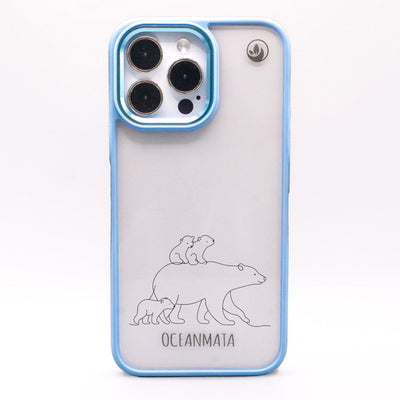 iPhone 14 pro case - Polar Bear - "Polar Bear Family" - sustainable
