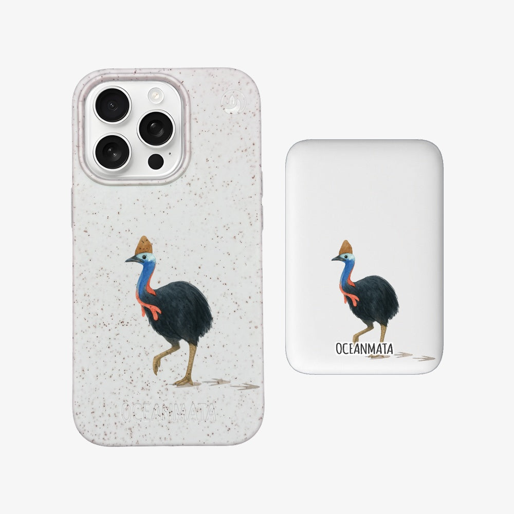 MagSafe Power Bank - "cassowaryloveleft" - sustainable