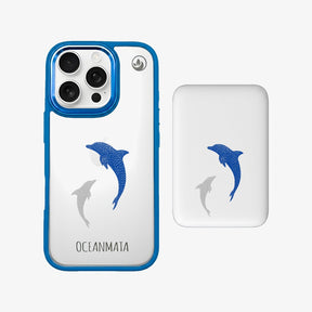Powerbank MagSafe dolphintwins mit passender Hülle