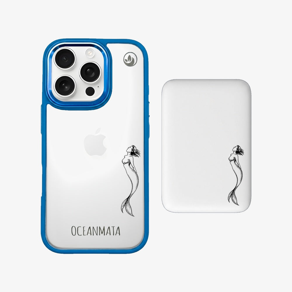 Powerbank MagSafe Mermaid mit passender Hülle