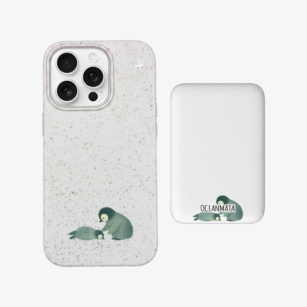 MagSafe Power Bank - "pinguinhelp" - sustainable