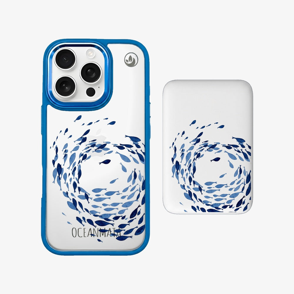 Powerbank MagSafe Swarmin mit passender Hülle