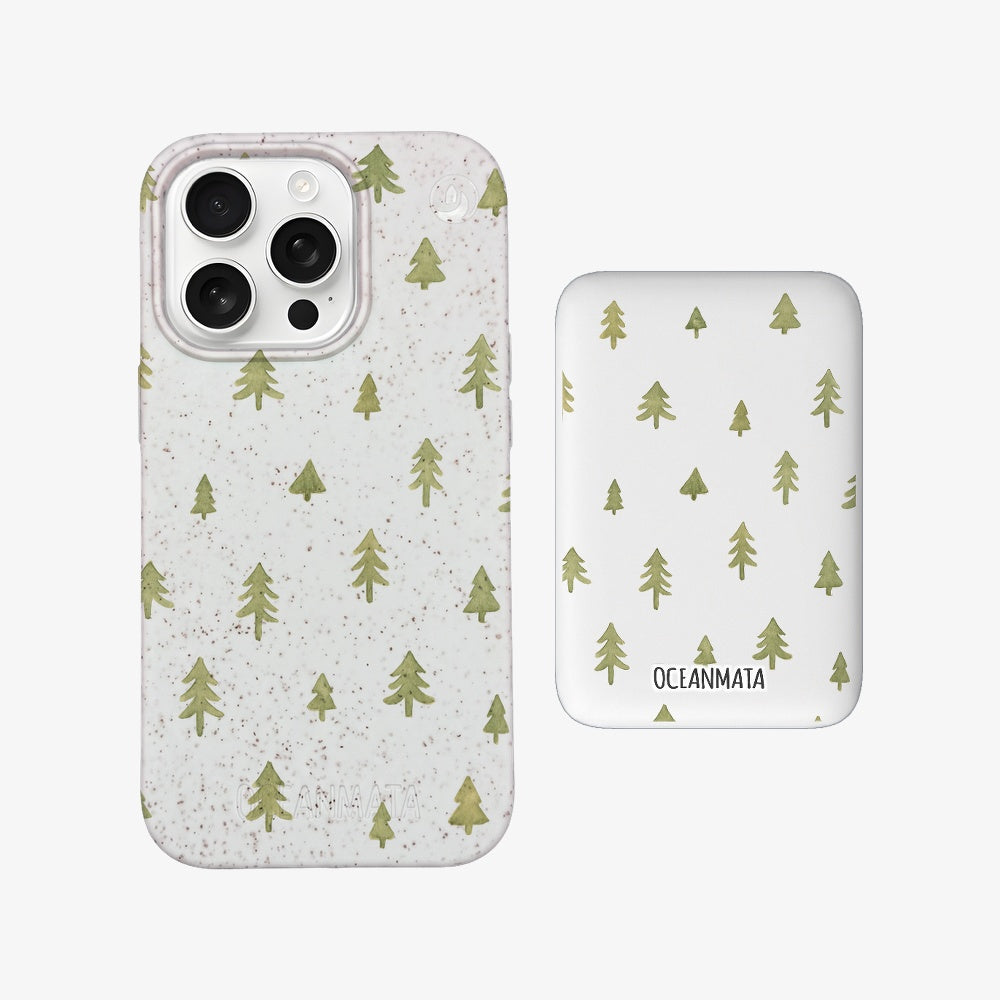 MagSafe Power Bank - "Winter Forest" - sustainable