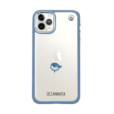 iPhone 11 Pro Case - pufferfish blue - "Pufferfish" - sustainable