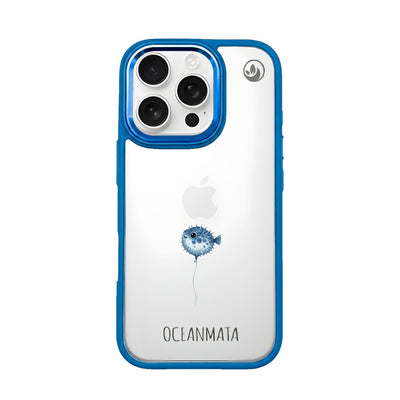 iPhone 16 Pro Max Case - Pufferfish Blue - "Pufferfish" - Sustainable