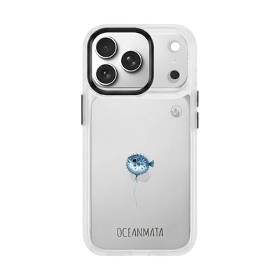 iPhone 17 Pro Case - pufferfish blue - "Pufferfish" - sustainable
