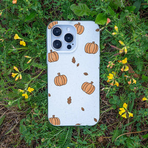 Biologisch abbaubare Handyhülle iPhone 12 pro / iPhone 12 Pumpkin — kompostierbar — Bonus