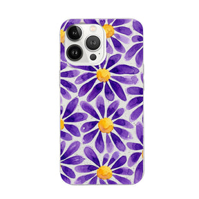 Biologisch abbaubare Handyhülle iPhone 13 pro max Purplebloom — kompostierbar — Vorderseite