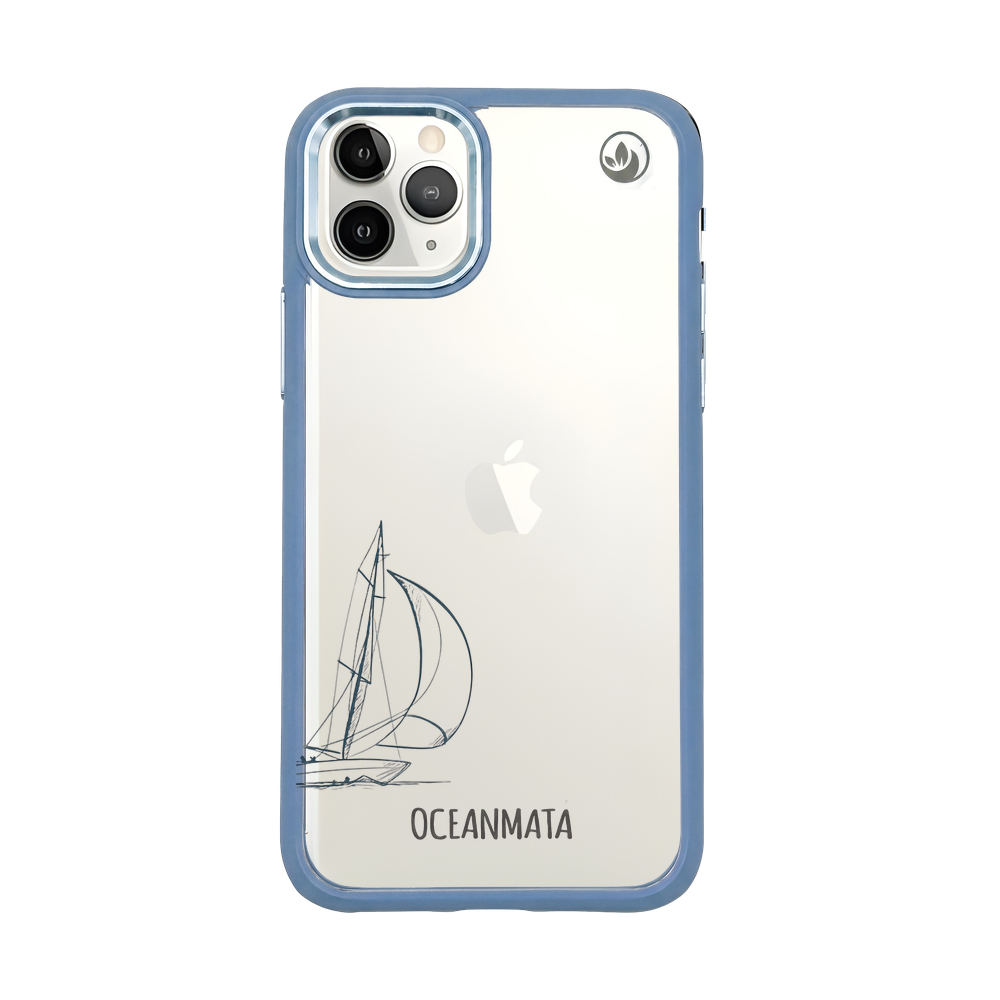 iPhone 11 pro Hülle - Lineart Wal - "Raumschot" - nachhaltig