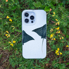 Biologisch abbaubare Handyhülle iPhone 16 pro Raydance — kompostierbar — Bonus