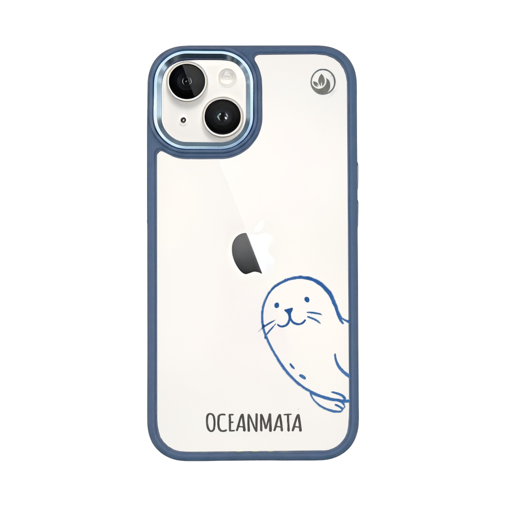 iPhone 14 case - seal blue - "Robby" - sustainable