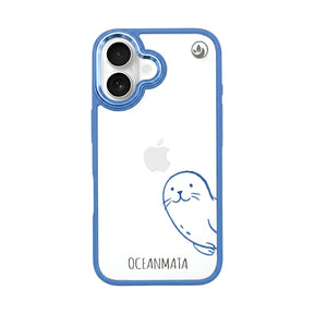 iPhone 16 Case - Seal Blue - "Robby" - Sustainable