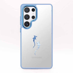 Samsung S25+ Hülle - hai blau - "Hammerhead" - nachhaltig