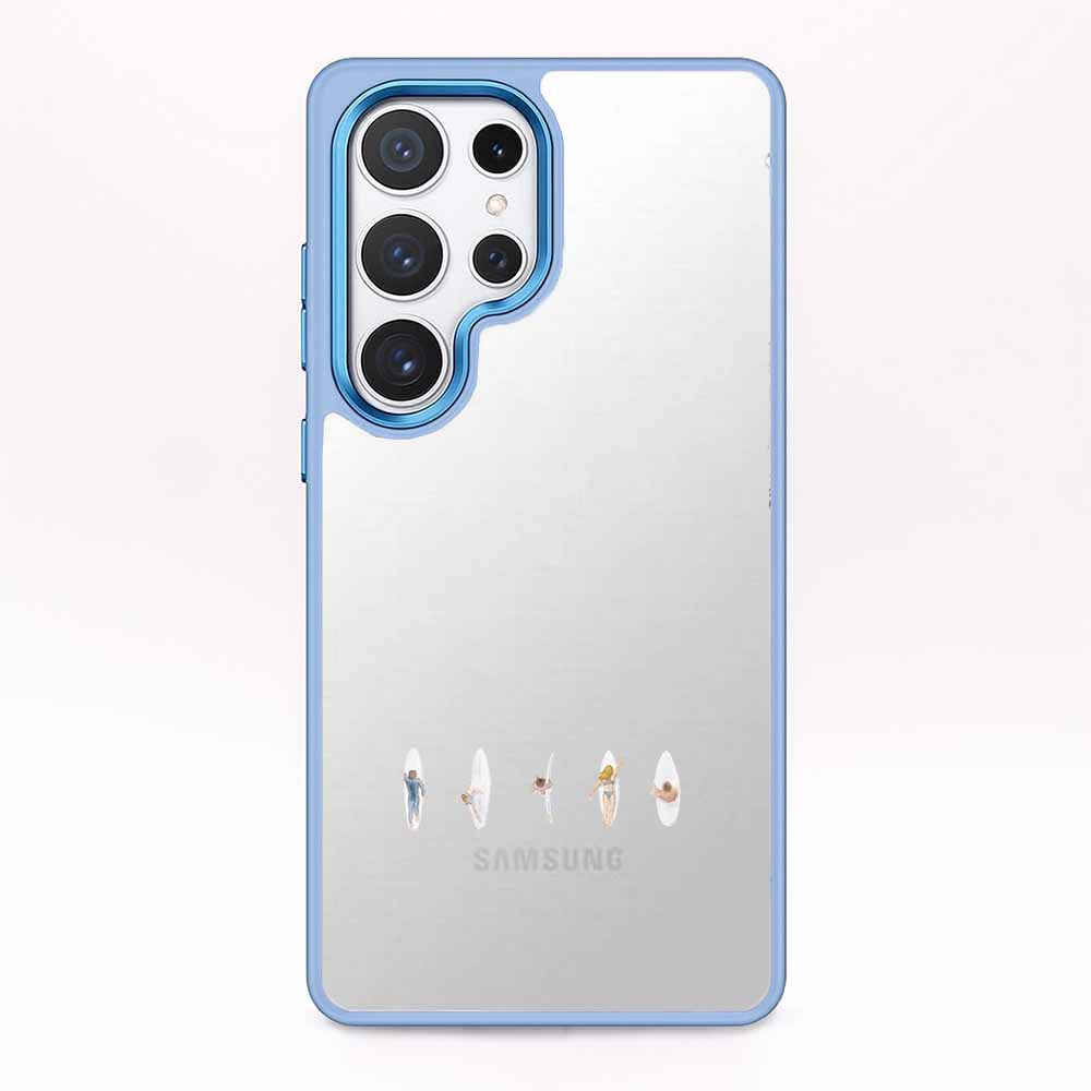 Samsung S25+ Hülle - Surfing blau - "surfLife" - nachhaltig