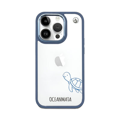 iPhone 14 pro max case - turtle blue - "Schildi" - sustainable