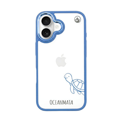 iPhone 16 Case - Turtle Blue - "Schildi" - Sustainable