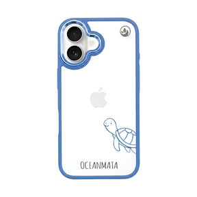 iPhone 16 Case - Turtle Blue - "Schildi" - Sustainable