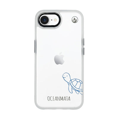 iPhone 16e/17e Case - Turtle blue - "Schildi" - sustainable