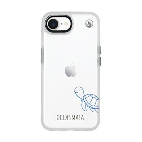 iPhone 16e Case - Turtle Blue - "Schildi" - Sustainable