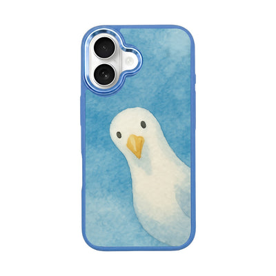 iPhone 16 Case - Seagull Blue - "Seagull" - Sustainable