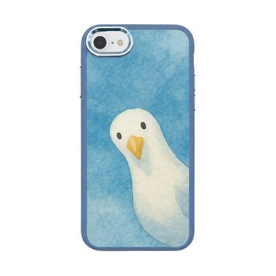 iPhone SE/7/8 Case - Seagull Blue - "Seagull" - Sustainable