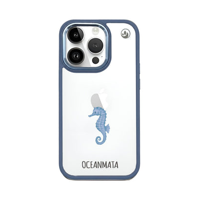 iPhone 14 Pro Case - Seahorse White - "SeahorseTale" - sustainable