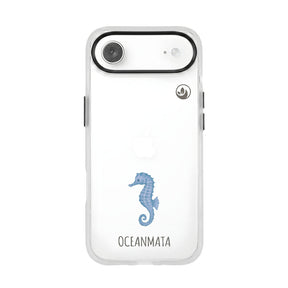 iPhone 17 Air Hülle - Seepferdchen weiß - "SeahorseTale" - nachhaltig
