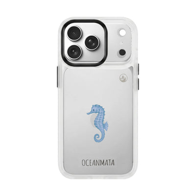 iPhone 17 Pro Case - Seahorse White - "SeahorseTale" - sustainable