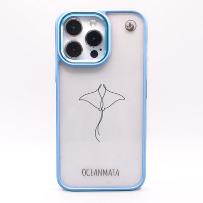 iPhone 15 pro case - Manta ray - "Mantaray" - sustainable