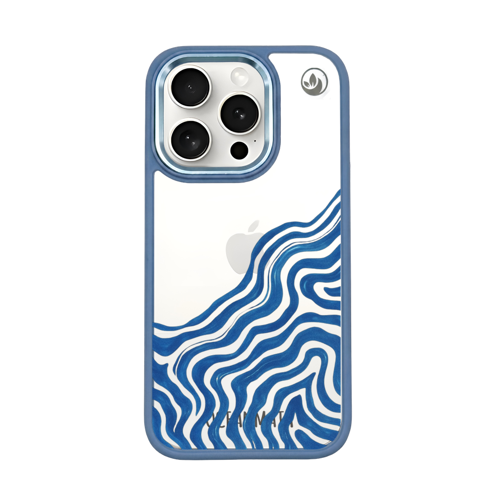 iPhone 15 pro case - abstract wave - "Summerwave" - ​​sustainable