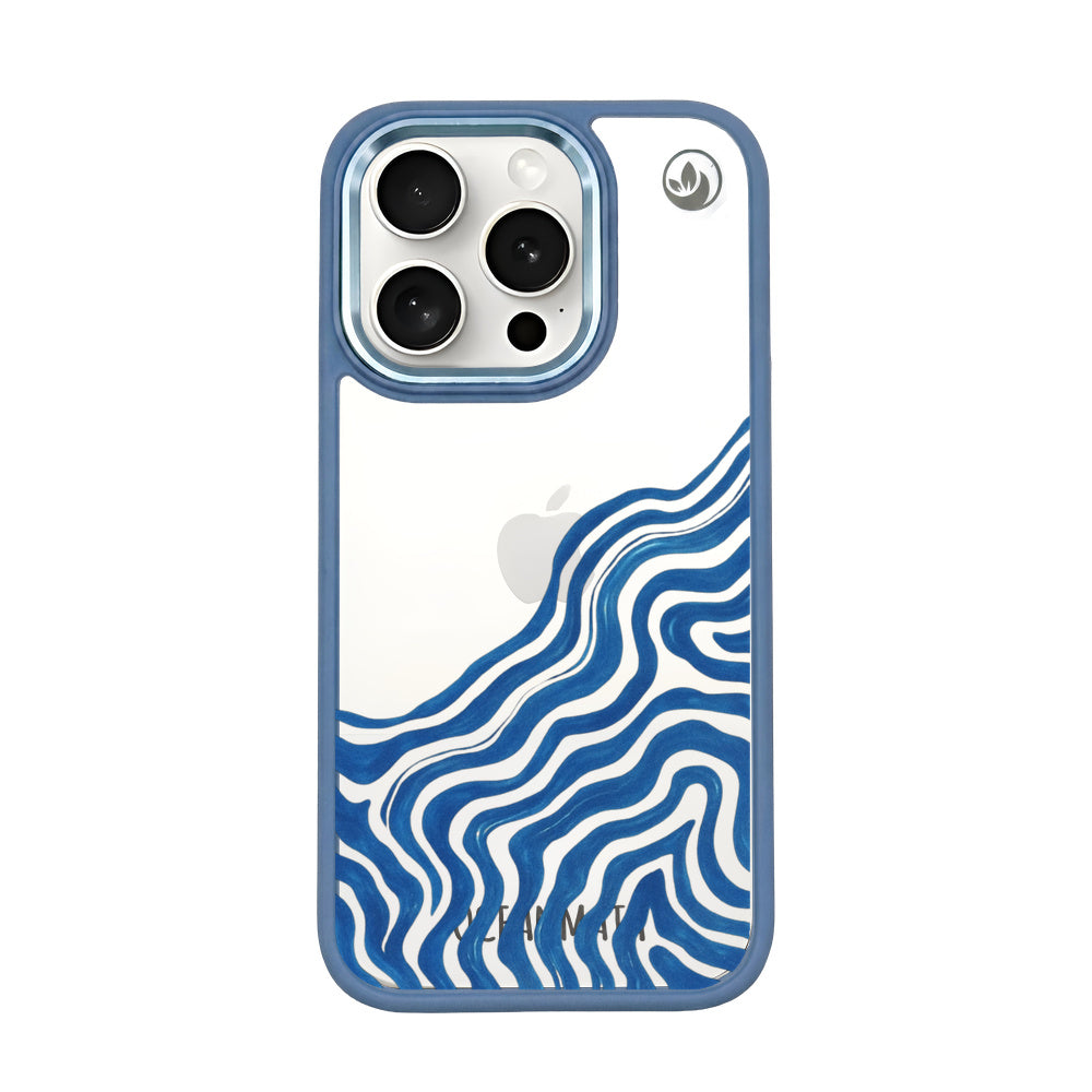 iPhone 15 pro max case - abstract wave - "Summerwave" - ​​sustainable