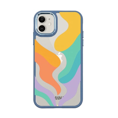 iPhone 11 case - colorful waves - "Tide Flow" - sustainable