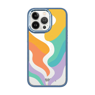 iPhone 13 pro max case - colorful waves - "Tide Flow" - sustainable