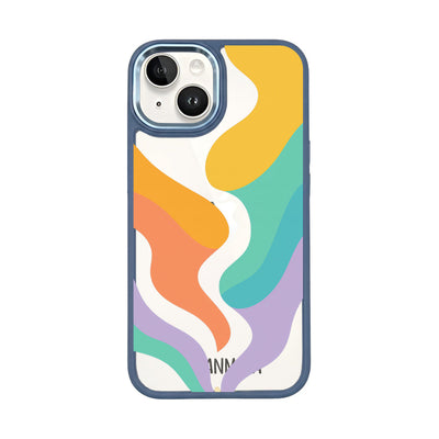 iPhone 14 case - colorful waves - "Tide Flow" - sustainable