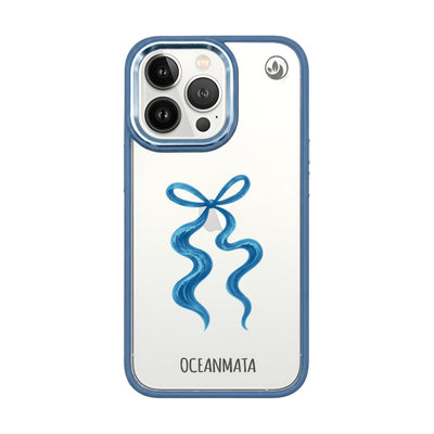 iPhone 13 Pro Max Case - Blue Bow - "tideknot" - sustainable