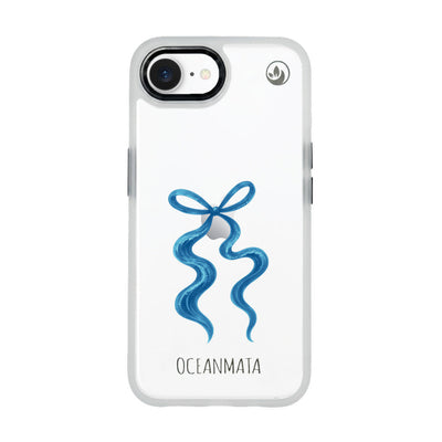 iPhone 16th/17th Case - Bow blue - "tideknot" - sustainable
