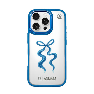 iPhone 16 Pro Case - Bow Blue - "tideknot" - sustainable