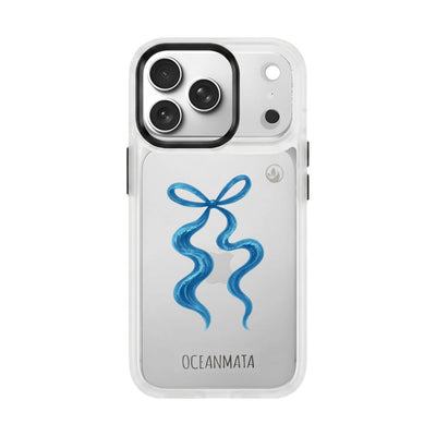 iPhone 17 Pro Case - Blue Bow - "tideknot" - sustainable