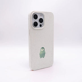 iPhone 17 Hülle - Pinguin weiß - "HappyPinguin" - nachhaltig