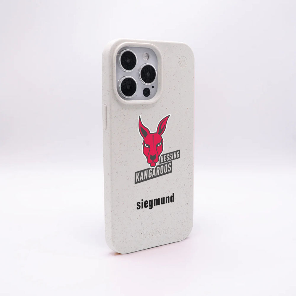 iPhone 13 mini Case - white - "Hessing Kangaroos" - sustainable
