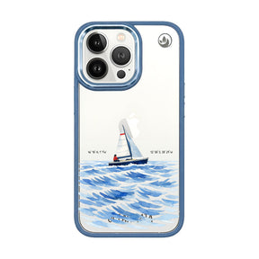 Nachhaltige Handyhülle iPhone 13 pro max Towardsthehorizon aus Ocean Plastic — Vorderseite
