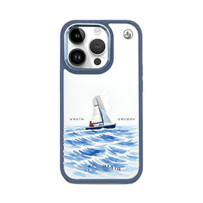 Nachhaltige Handyhülle iPhone 14 pro Towardsthehorizon aus Ocean Plastic — Vorderseite