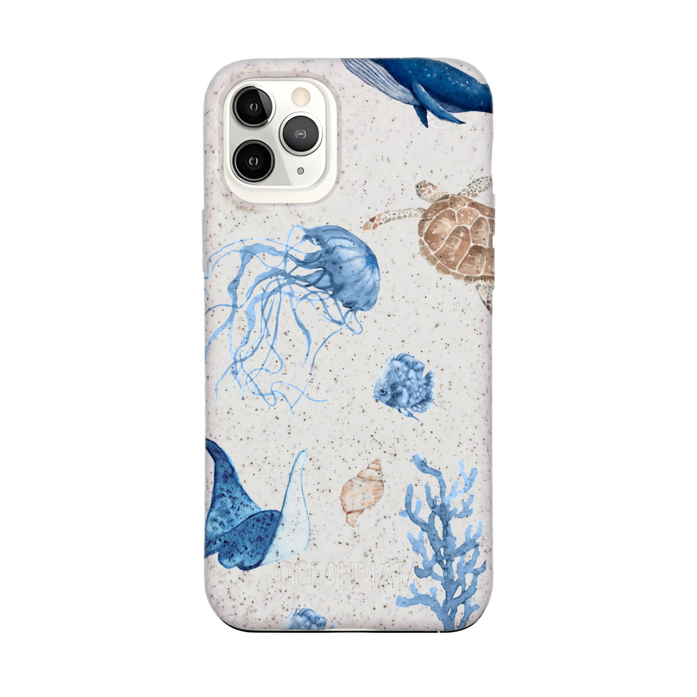 Biologisch abbaubare Handyhülle iPhone 11 pro Turtleandfriends — kompostierbar — Vorderseite