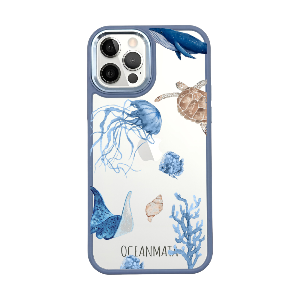 iPhone 12 pro / iPhone 12 case - white turtle - "Turtle &amp; Friends" - sustainable