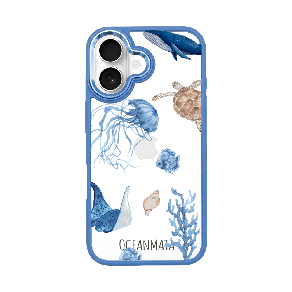 iPhone 16 Case - white turtle - "Turtle &amp; Friends" - sustainable