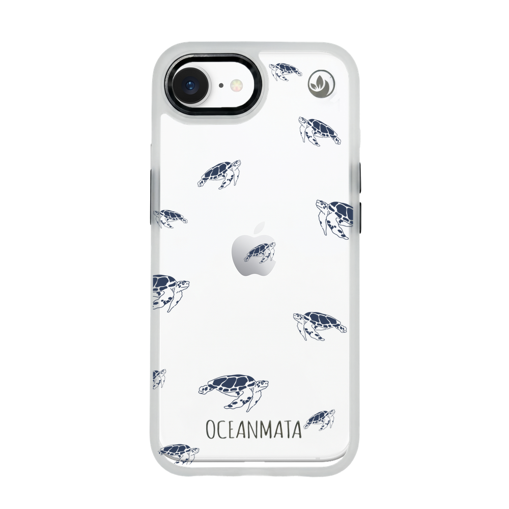 iPhone 16e Case - Turtles Blue - "Turtlino" - Sustainable