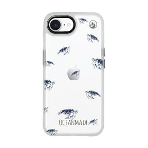 iPhone 16e Case - Turtles Blue - "Turtlino" - Sustainable