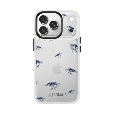 iPhone 17 Pro Case - Turtles Blue - "Turtlino" - Sustainable