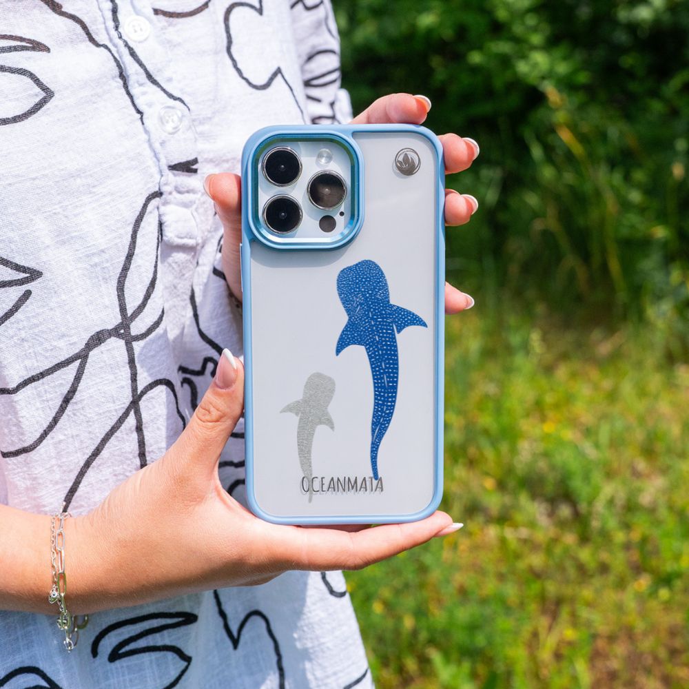 Samsung S24 Hülle - Walhai blau - "Walhai" - nachhaltig