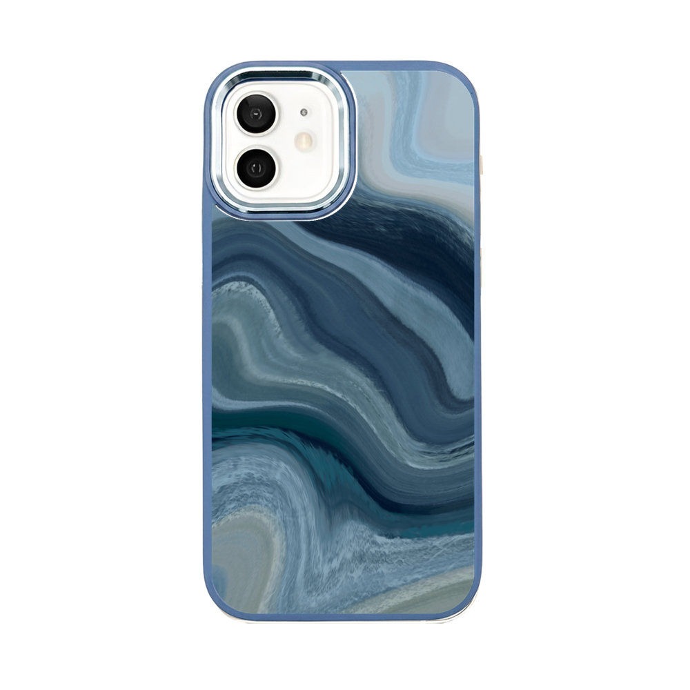 iPhone 12 mini case - white Manta - "Manta Wave" - ​​sustainable